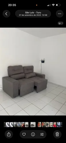 Sofá retrátil 2 lugares 