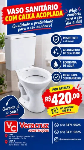 Vaso Sanitário Mari