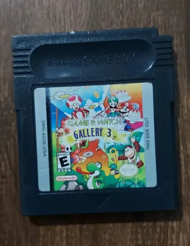 Fita Cartucho Game E Watch Galery 3 Game Boy Color Original (Usado)