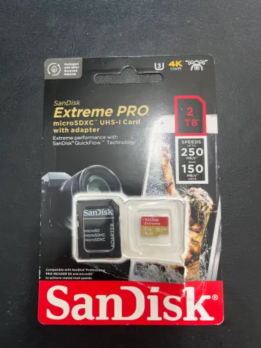 MicroSD SanDisk Extreme PRO 2TB Original + Adaptador
