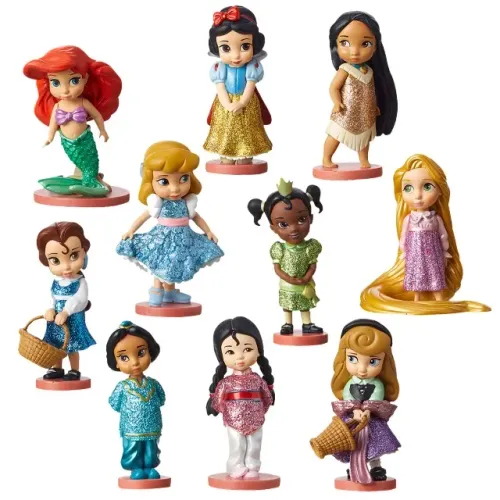 Kit 10 Mini Princesas Disney Animators Original