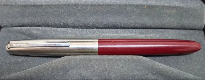 Caneta Tinteiro Parker 21 Mark II - Made In USA - Década 50 (Bordô)