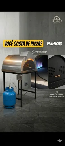 Forno pizza rotativo alto desempenho