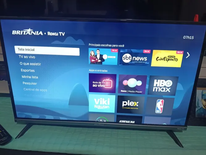 Tv 32 Britânia smartv Roku