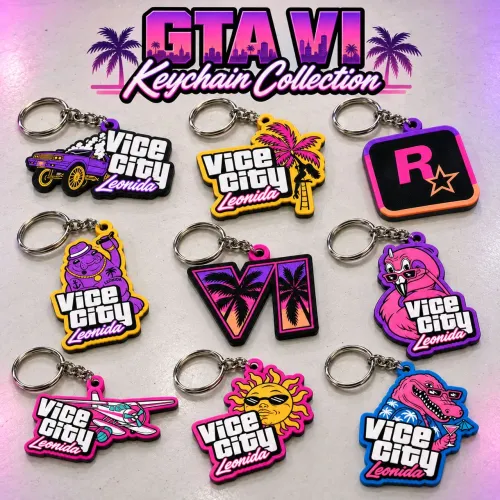 Chaveiros tema gta 6