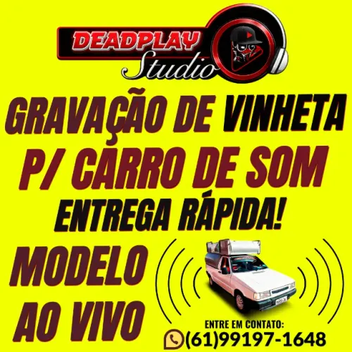 VINHETA COMERCIAL MODELO AO VIVO | SPOT PUBLICITÁRIO