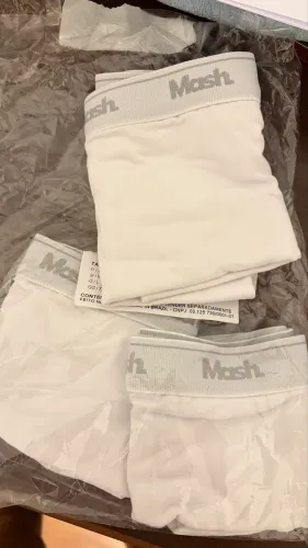 Cueca Mash M Branca / Kit com 3 peças 