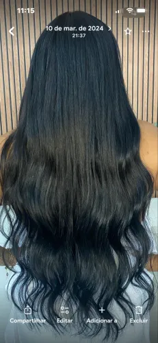 Vendo cabelo vietnamita ondulado 175 gramas 60 cm dispenso curioso buscar no local 