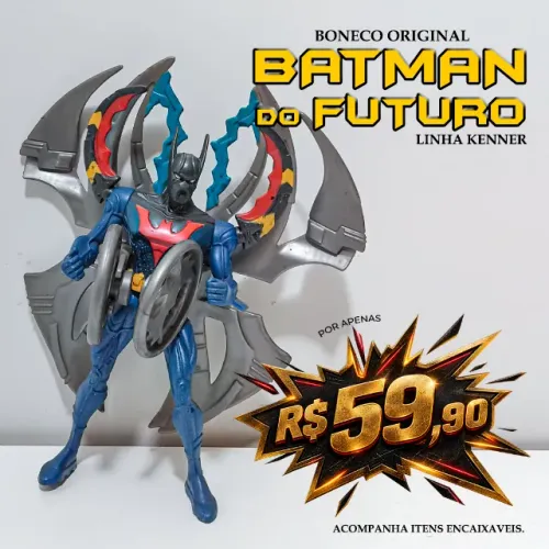 BONECO BATMAN DO FUTURO ORIGINAL - LINHA KENNER