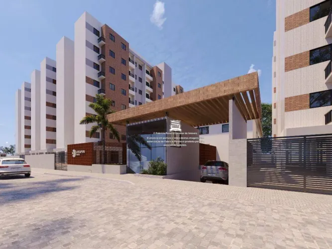 Apartamentos com 2 quartos no Catolé, Prédio 100% pastilhado.