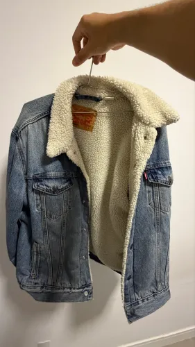 jaqueta jeans masculina forrado levi?s m