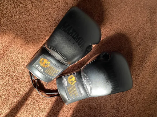 Luva de boxe e muay thai Maximum Cosmo Alexandre profissional