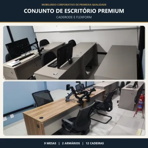 Conjunto de escritório premium Caderode/Flexform