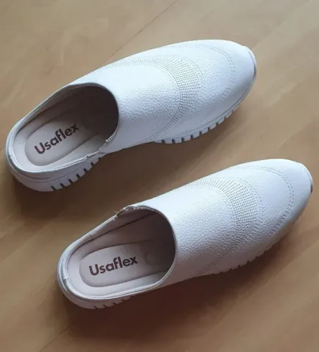 Tênis mule usaflex - tamanho 38 - sem uso - branco