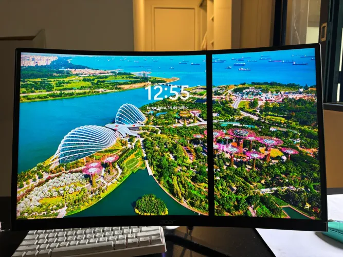 Monitor Gamer Acer Nitro EI242QR P Curvo 23,6? Full HD 165 Hz