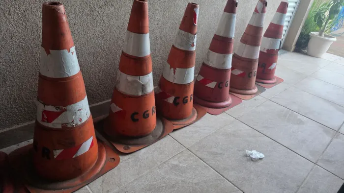 Cones sinalização
