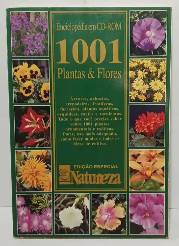 Enciclopédia em CD-ROM 1001 Plantas & Flores