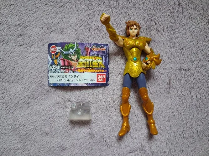 Figura gashapon Aiolia de Leao, Saint Seiya, Cavaleiros do Zodiaco, HGIF, Japão