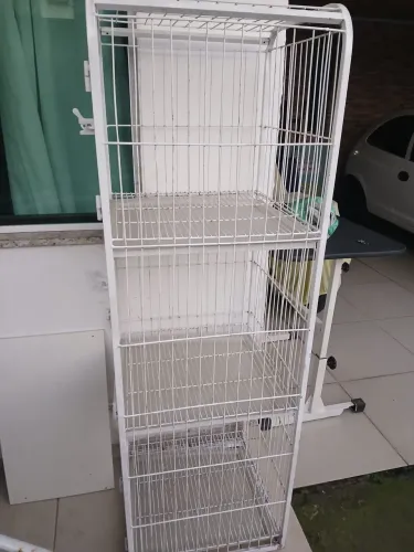 CANIL COM 3 GRADES PARA PET SHOP