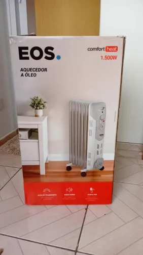 Aquecedor a Óleo EOS Comfort Heat 1500W com Caixa Original