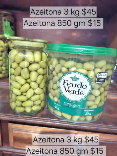 Azeitona Palmito Pimenta Mel