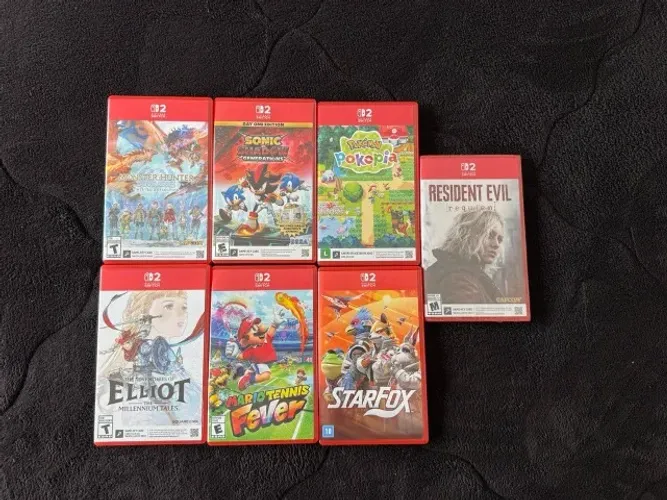 Nintendo Switch 2 Games - Mario, Pokopia, Star Fox, Sonic, Elliot, MH, Resident Evil