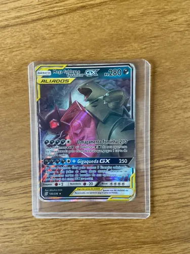 Carta de Pokémon Mega Sableye e Tyranitar Gx 126/236