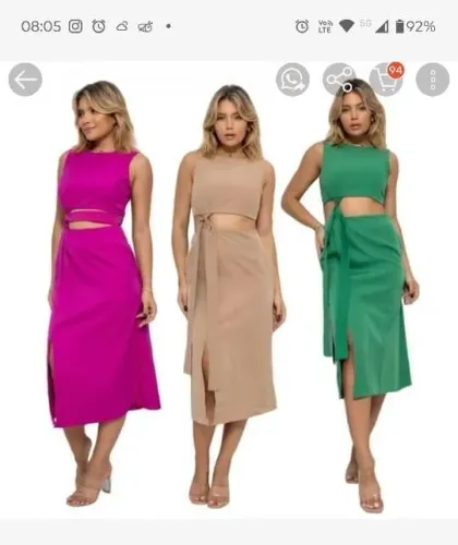 Roupa feminina