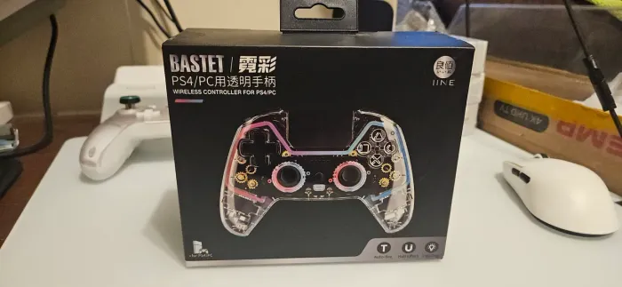 Controle para PS4 Switch PC iine bastet RGB