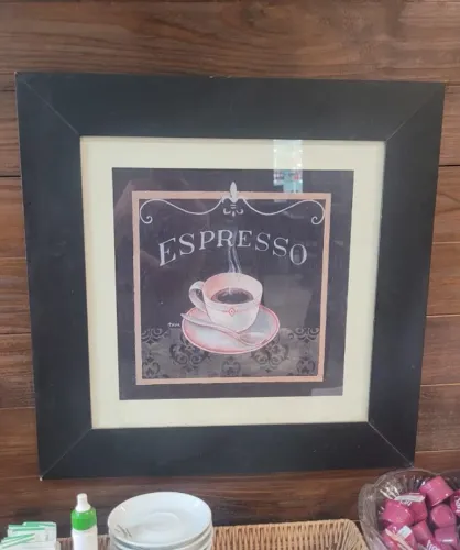 Quadro de madeira - decoração vintage