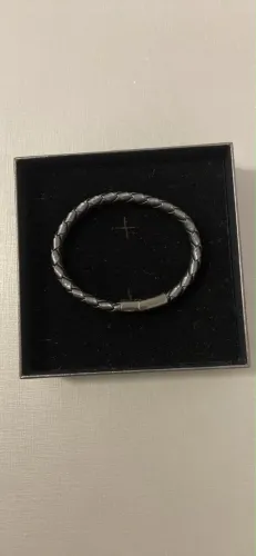 Pulseira de couro legítimo seth