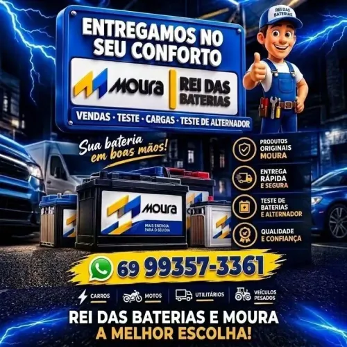 Precisando trocar a bateria? Nós levamos ate vc!