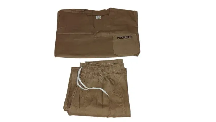 Uniforme Pedreiro Tamanho GG Conjunto Adulto Produto novo embalado