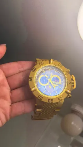 Invicta Sea Base Nomad Chronograph Swiss Made 500M Original Dourado