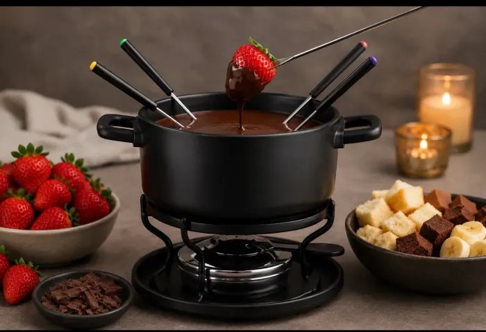Panela de Fondue Completa - Nunca usada - Impecável!