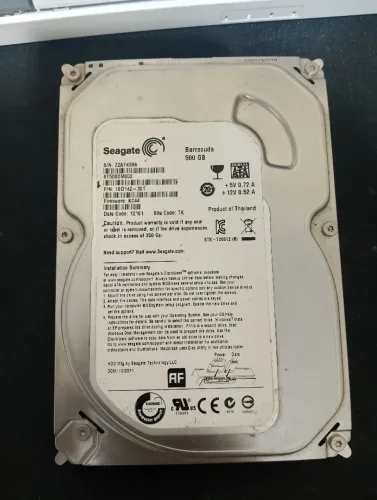 HD: Seagate 500Gb Barracuda