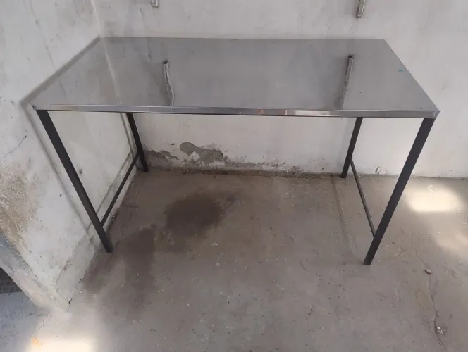 Mesa inox 1.60x62cm 90 altura