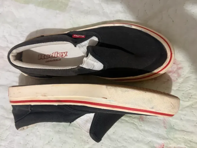 Tênis Redley preto lona vintage tamanho 36