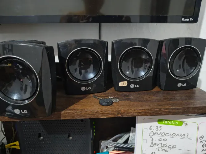 Home theater C/ caixinhas completo
