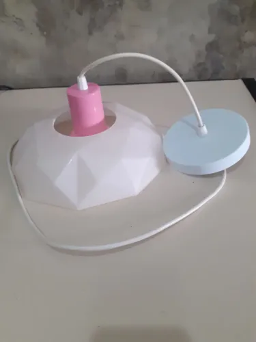 Pendente moderno rosa