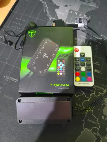 Controladora T-Dagger T-TGFC414 - Hub para Fans e Iluminação RGB