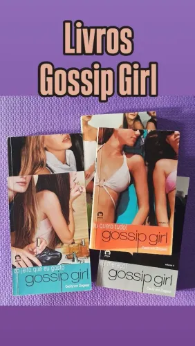 LIVROS GOSSIP GIRL POR 15 REAIS CADA