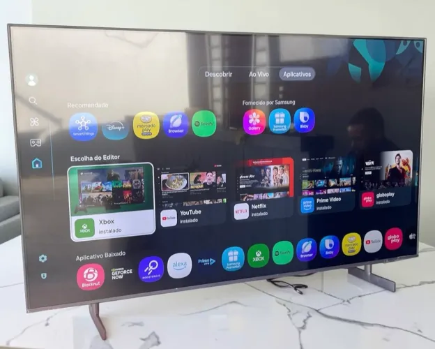 Smart TV 55" Samsung Crystal UHD Premium | Xbox | Alexa | Entrego | IMPECÁVEL