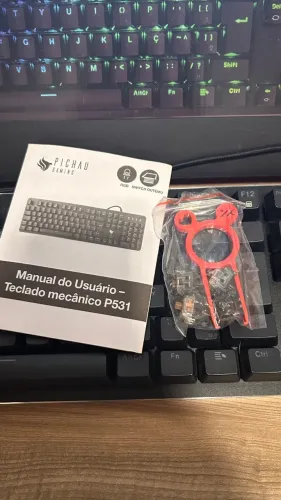 Teclado Mecânico Gamer Pichau P531 RGB - Switch Red