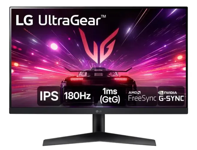 Monitor Gamer LG 24GS60F-B.AWM Fhd 23,8 UltraGear Ips 180hz Nvidia G-sync E Amd Freesync