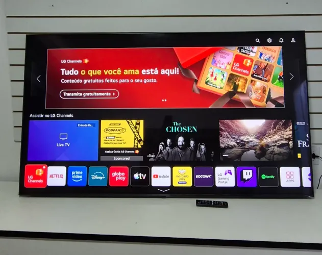 SMART TV LG 75 POLEGADAS 4K COMPLETA SEMINOVA !!