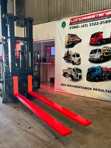 PAR DE ALONGADORES PARA GARFO DE EMPILHADEIRA - REFORÇADOS