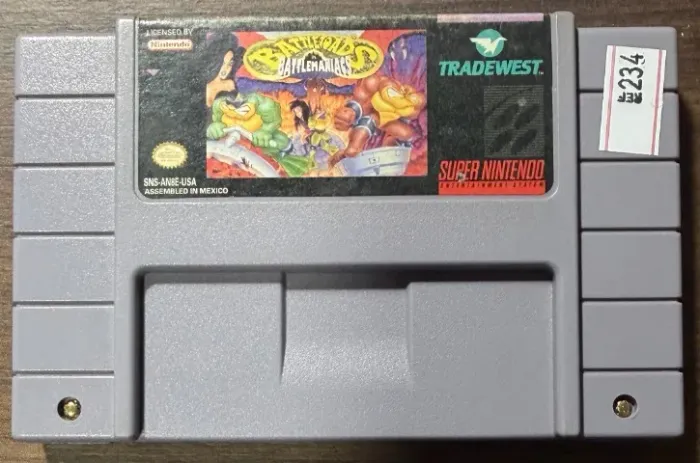 Battletoads in Battlemaniacs Original SNES Super Nintendo 234