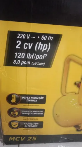 Vendo moto compressor Lander 250 volts 60 hz 2 cavalos HP 120 lpf 8,0 PCM 3 pés um minuto
