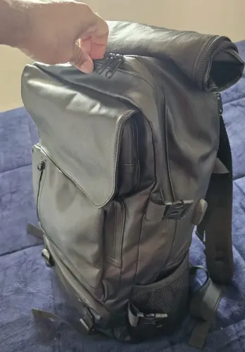 Mochila Executiva de Viagem BM-B628 Impermeável c/ USB e Porta-Tênis - Nova